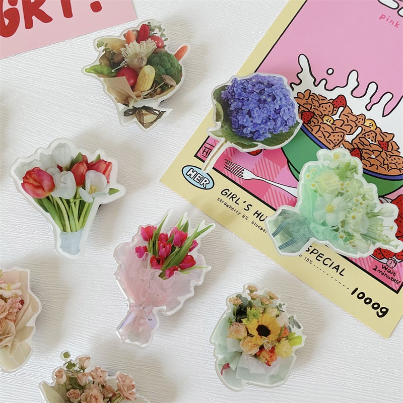 K-style Flower Bouquet Phone Grip holder