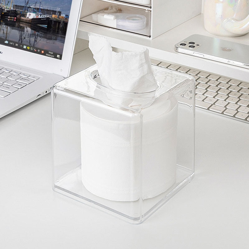 Minimalist Acrylic Tissue Box