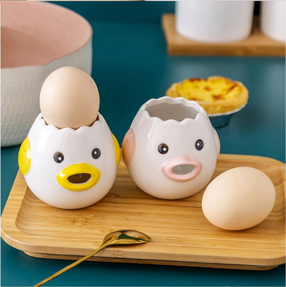 Cute Chicken Egg Yolk White Separator