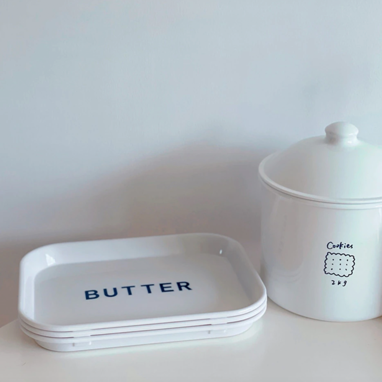 Simple Letter Breakfast Tea Tray