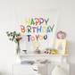 Rainbow Color Birthday Decoration Tapestry Photo Prop