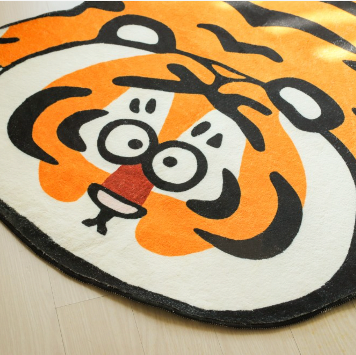 Cute Cartoon Tiger Rug Carpet