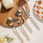 Lovely Pearl Cutlery Knife Fork Spoon Set