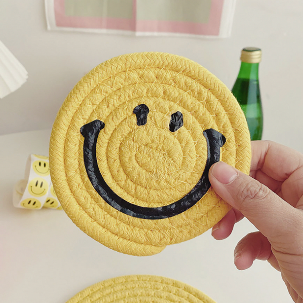 Happy Face Hot Pot Holder Coaster