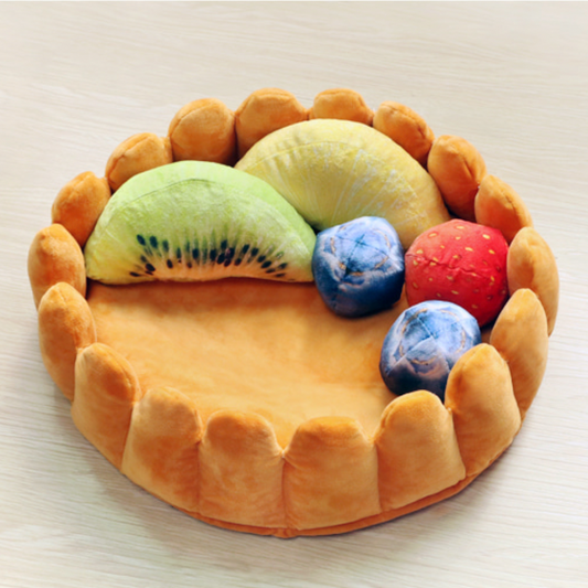 Cute Fruit Tart Pet Bed Sleep Pillow