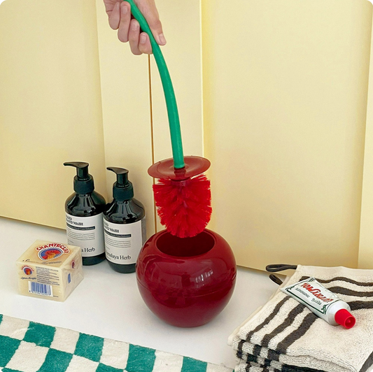 Lovely Cherry Toilet Brush