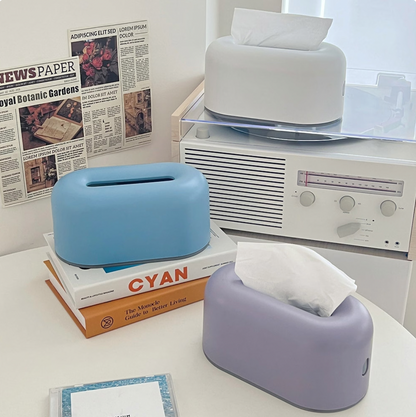 Plastic Organizer Tissue Box Cover