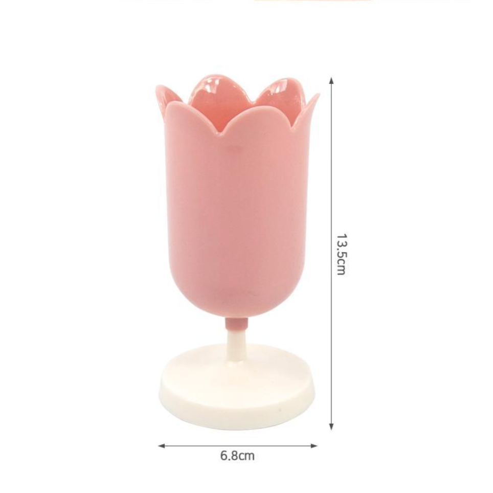 Lovely Pastel Tulip Pen Holder