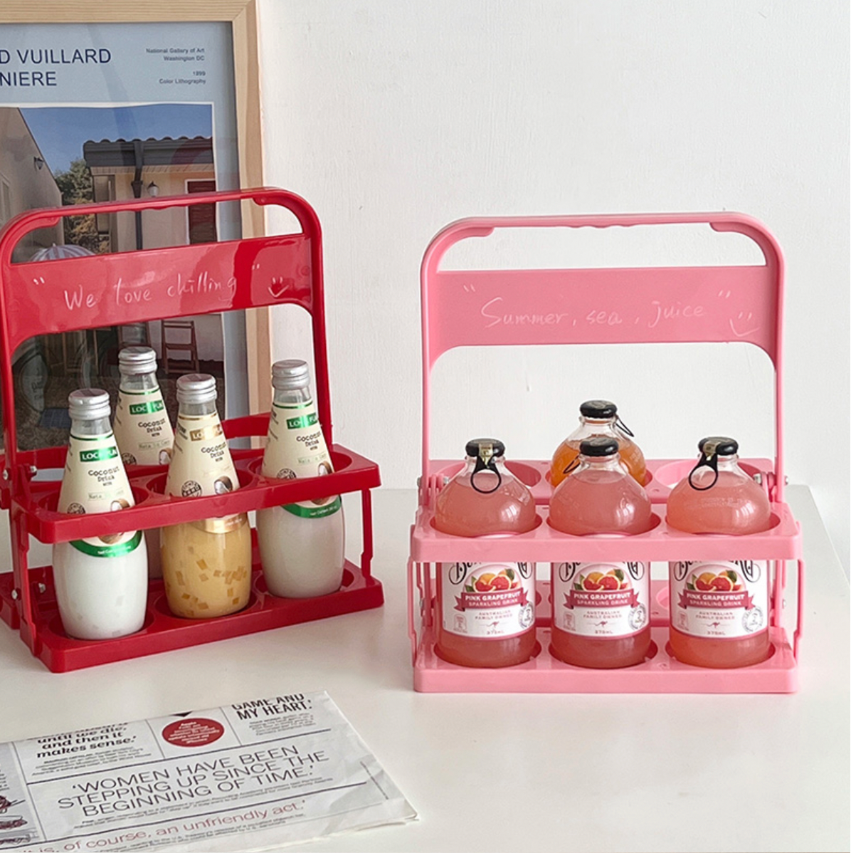 Cute Drink Storage Rack