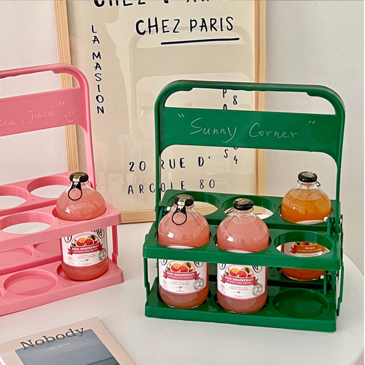 Cute Drink Storage Rack