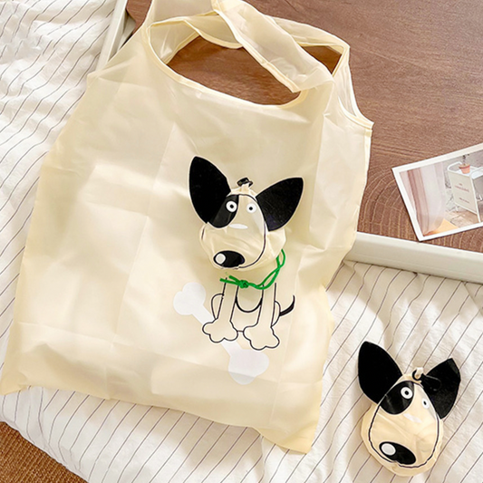 Cute Dog Reusable Grocery Shopping Bag