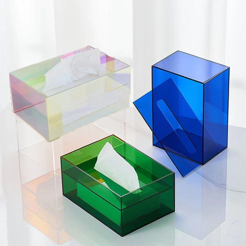 K-style Acrylic Tissue Box Holder Dispenser