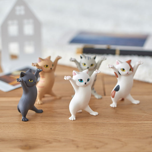 Funny Dancing Cat AirPod Pen Holder set