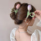 New Tulip Flower Hair Claw Clip