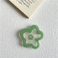 Transparent Solid Color Flower Extendable Phone Grip