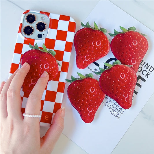 Cute Strawberry phone Grip