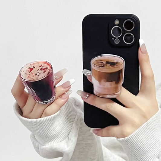 Ice Coffee Phone Grip Holder