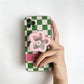 Transparent Solid Color Flower Extendable Phone Grip