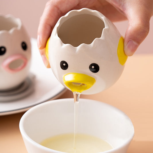 Cute Chicken Egg Yolk White Separator