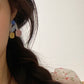 Colorful Asymmetric Acrylic Flower Earrings