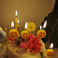 Smiley Cake Decoration Candles