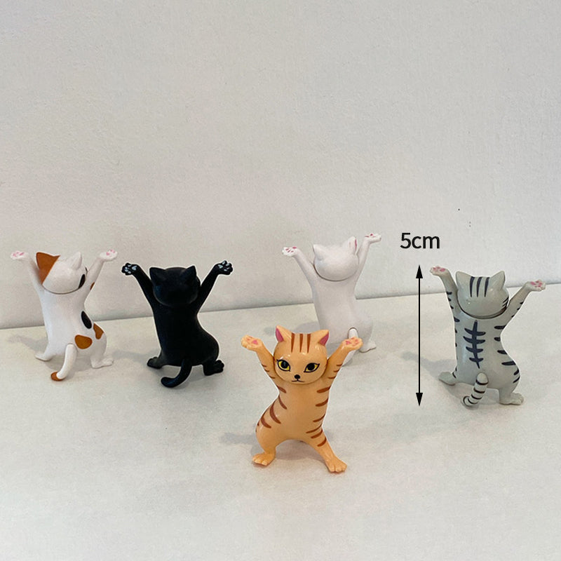 Dancing Cat Stand for AirPods/Pen- Set of 5