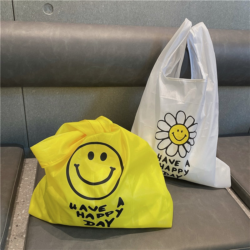 Have A Happy Day Reusable Market Bag