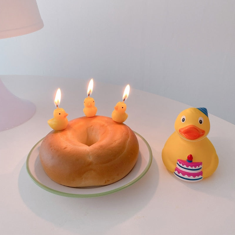 Little Rubber Duck Candles 3pcs