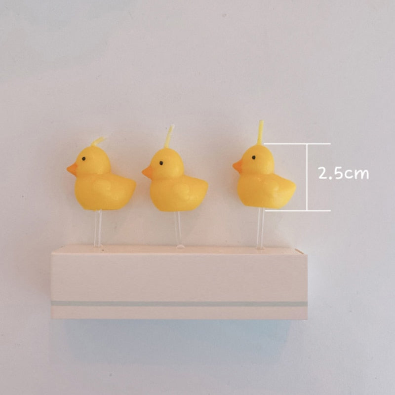 Little Rubber Duck Candles 3pcs