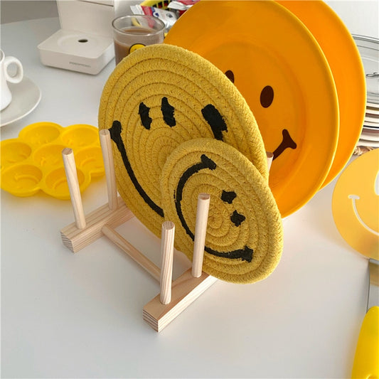 Happy Face Hot Pot Holder Coaster