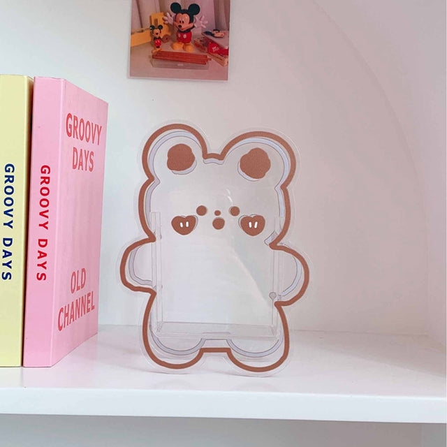 Kawaii Transparent Acrylic Pen Holder