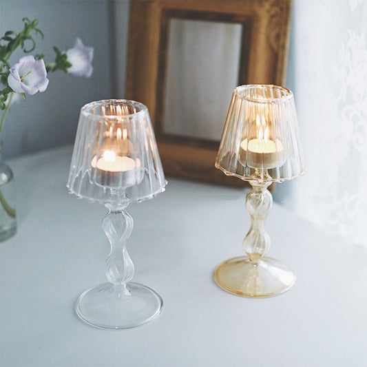 Vintage Table Lamp Tea Light Candle Holder