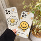 Smiley Face Flower iPhone Case with Grip