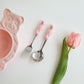 Cute Retro Bear Spoon Fork Set