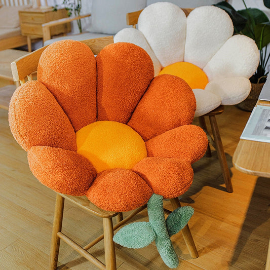 Cute Daisy Flower Chair Back Cushion