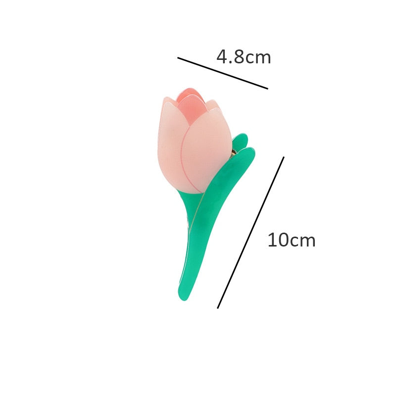 Tulip Hair Claw Clip