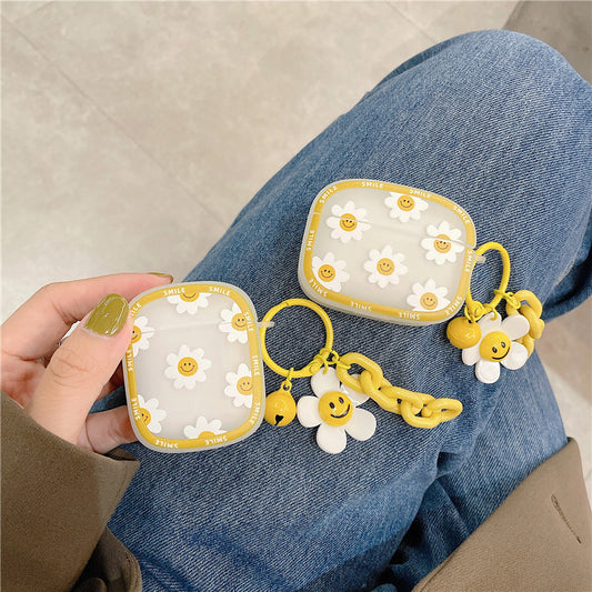 Smiley Daisy Flower Airpods 1 2 Pro Case