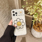 Smiley Face Flower iPhone Case with Grip