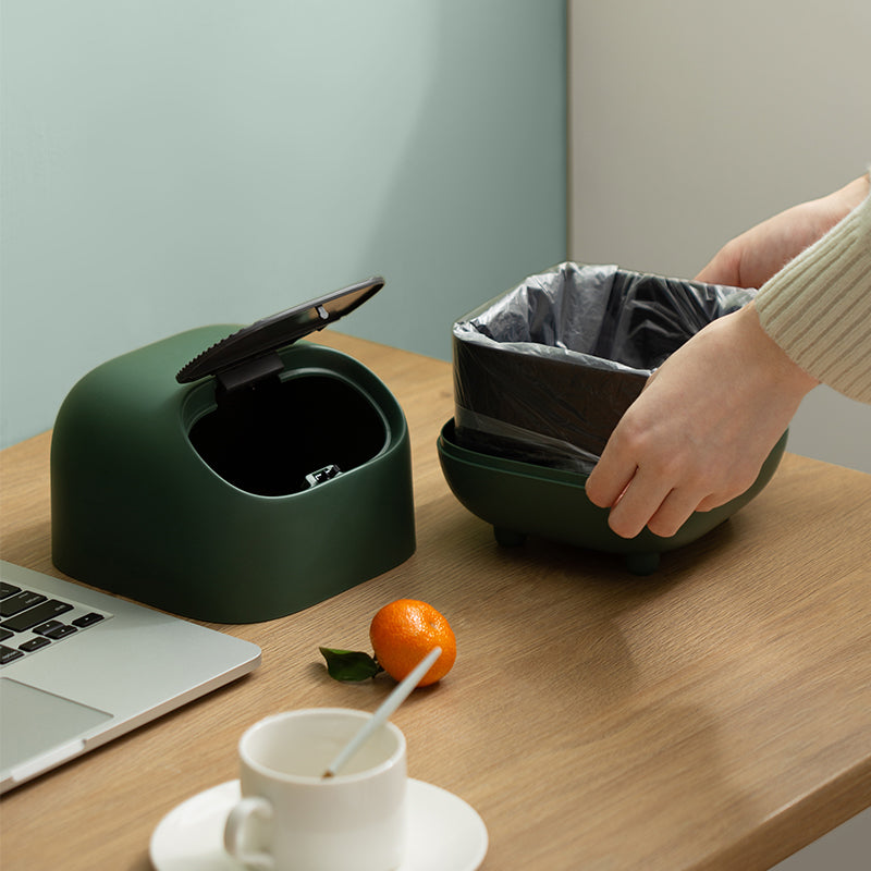 Cute Mini Ninja Desktop Trash Can