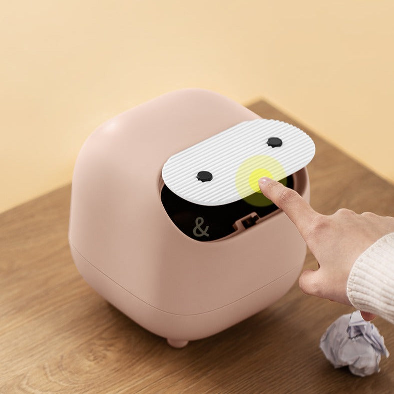 Cute Mini Ninja Desktop Trash Can