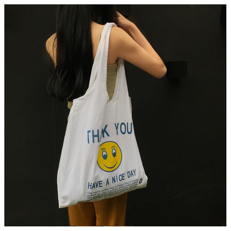 Thank you Reusable Shopping Tote Bag