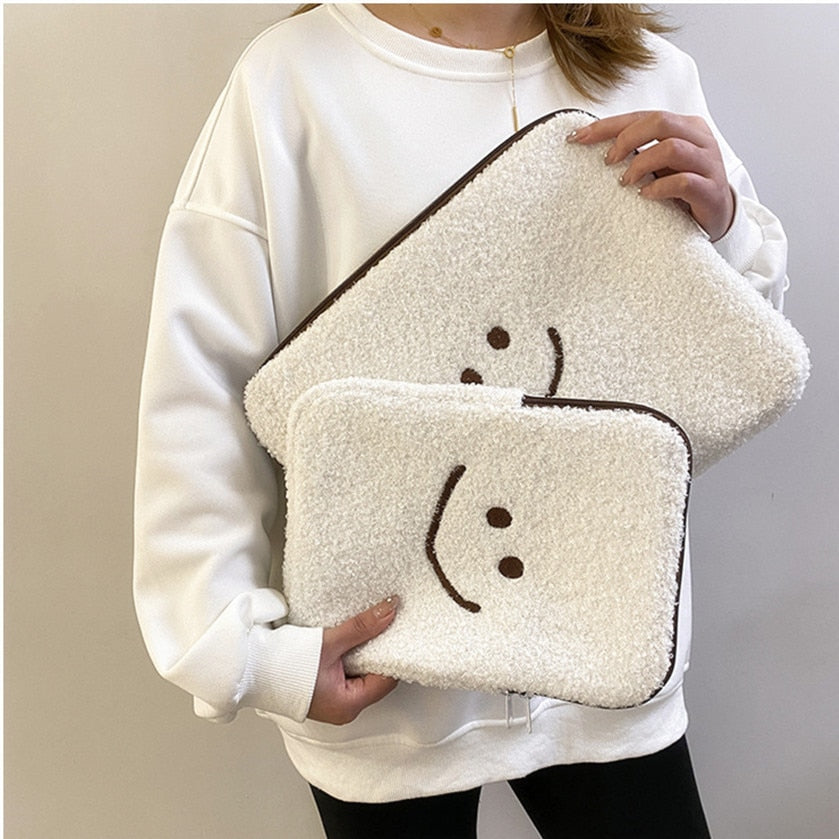 Smiley Tablet Laptop Sleeve Bag