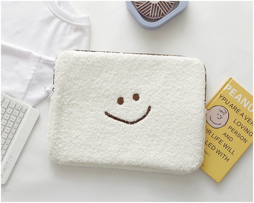 Smiley Tablet Laptop Sleeve Bag