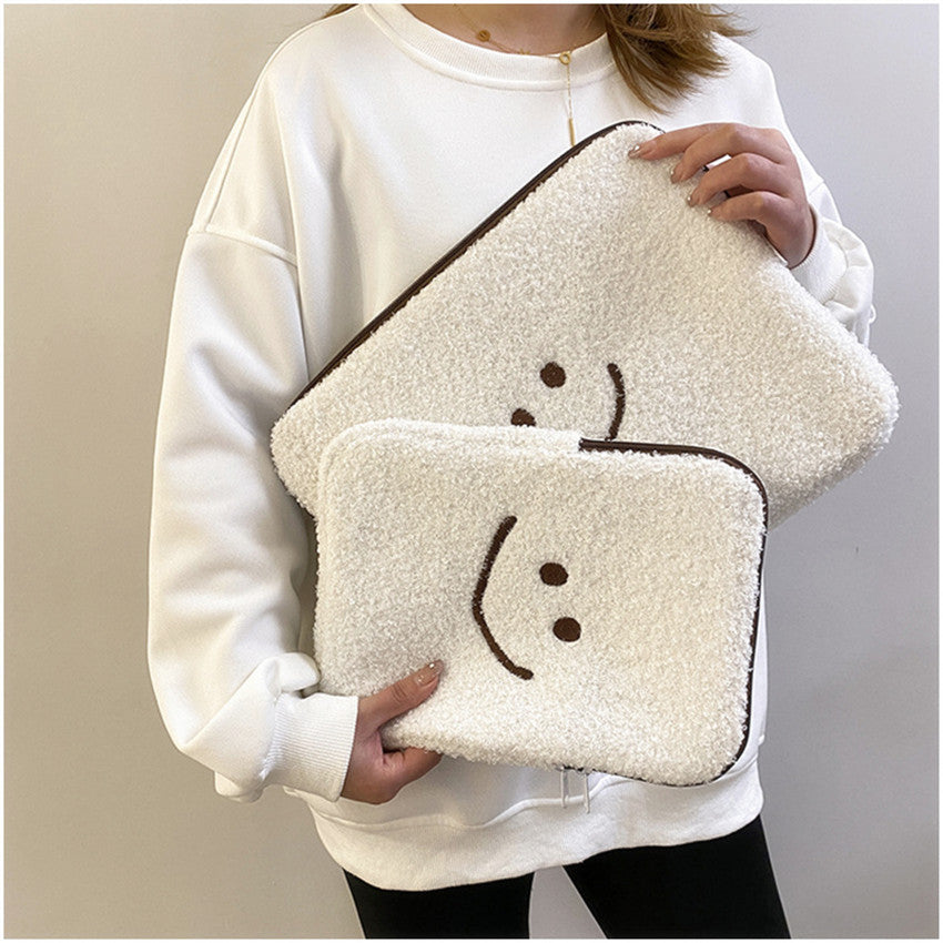 Smiley Tablet Laptop Sleeve Bag