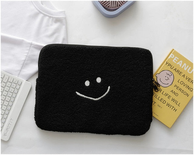 Smiley Tablet Laptop Sleeve Bag