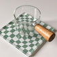 Retro Funky Checkerboard Coaster