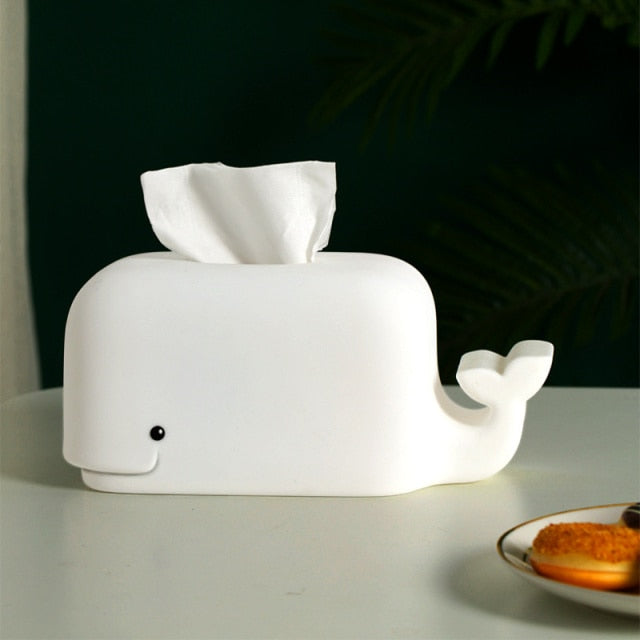 Cute Whale Silicone Tissue Box