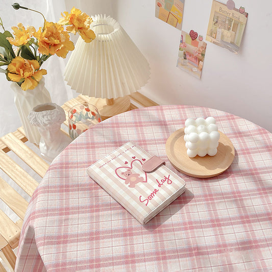 Vintage Plaid Checkered Tablecloth